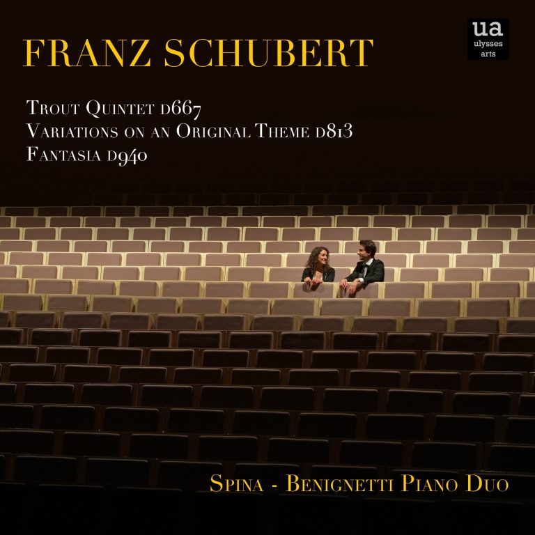 Explore Schubert’s masterpieces for piano four hands, including the “Trout” Quintet transcription, performed by Spina & Benignetti Piano Duo